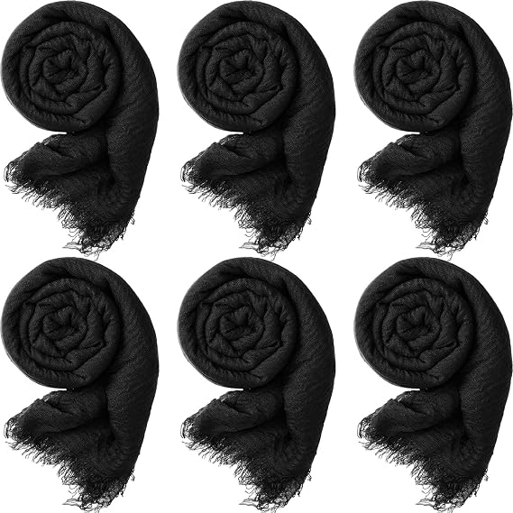 Geyoga 6 Pcs Women Scarf Shawl Hijab Scarves