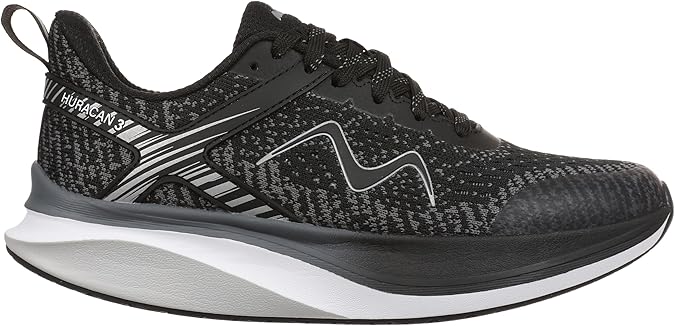 MBT Huracan 3 Lace Up Running Shoes in Black for Men in Size 10