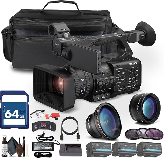 Sony PXW-Z200 4K 1" CMOS Sensor XDCAM Camcorder & Filter Kit Bundle