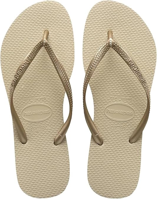 Havaianas - Slim, Stylische, Robuste und Vielseitige Badelatschen für Frauen mit Texturierten Sohlen für Grip und Halt