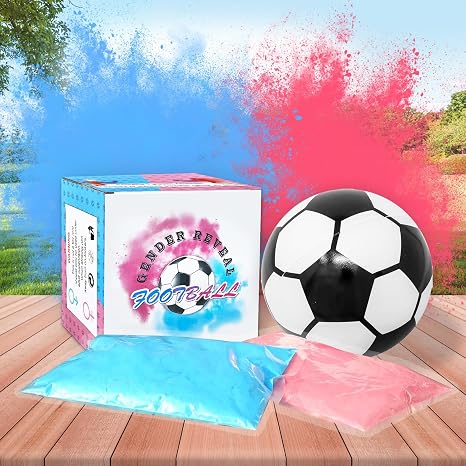 Gender Reveal Football Baby Shower Gender Reveal Smoke Bomb Gender Reveal Party Accessories Gender Proclamation Baby Boy or Girl Blue or Pink Powder for Boys or Girls