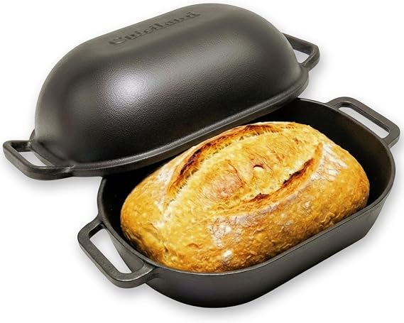 Cuisiland Large 9QT Cast Iron Bread & Loaf Pan