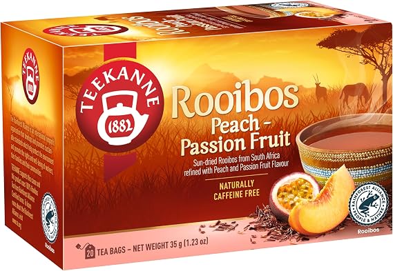 Teekanne Rooibos Peach and Passion Fruit Infusion, 20 Tea Bags