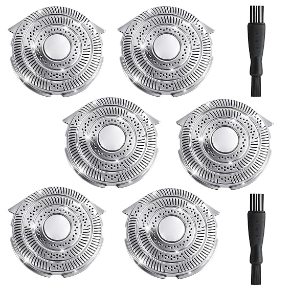 HQ9 Replacement Shaver Heads Compatible with Phi-Lips Nor-elco, 6 Pack