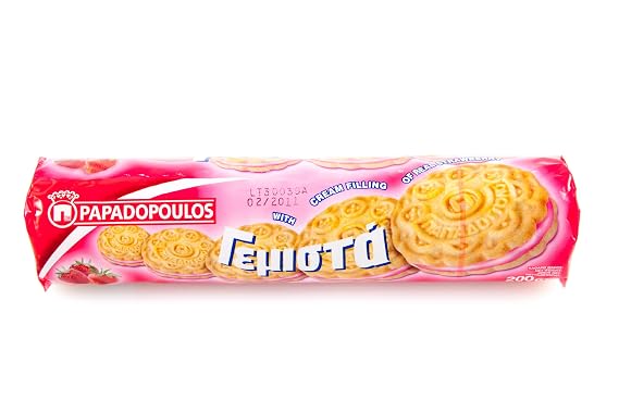 Papadopoulos Strawberry Cream Gemista Cookies