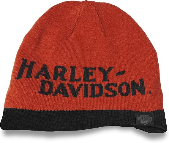 Harley-Davidson Men's Bar & Shield Reversible Hat - 97623-22VM Orange
