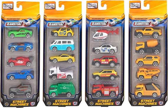 Teamsterz Diecast 5pk Assorted