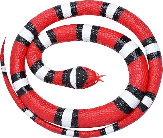 Wild Republic Rubber Snakes Scarlet Snake - 46"