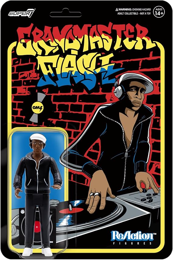 SUPER7 Grandmaster Flash ReAksiyon heykelcik Grandmaster Flaş 10 cm