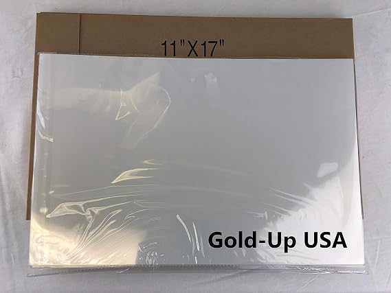 11'' x 17'' Waterproof Inkjet Transparency Film for Silk Screen Printing - 2 Pack (200 Sheets)