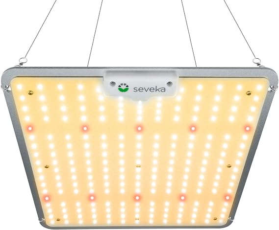 LED Grow Lights 100W Full Spectrum Plant Light for Indoor Plants Veg and Flower with diodes LM301B Growing Lamps Low Energy for Tent 3x3 ft Sunlight Panel for Hydroponic and Growth Seedlings