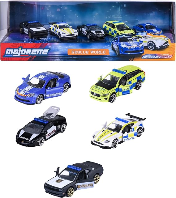 Majorette Rescue World gift set, 5 pieces
