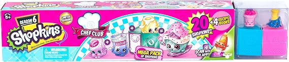 Shopkins Season 6 Chef Club Mega Pack Collectible Toy with Over 20 pcs