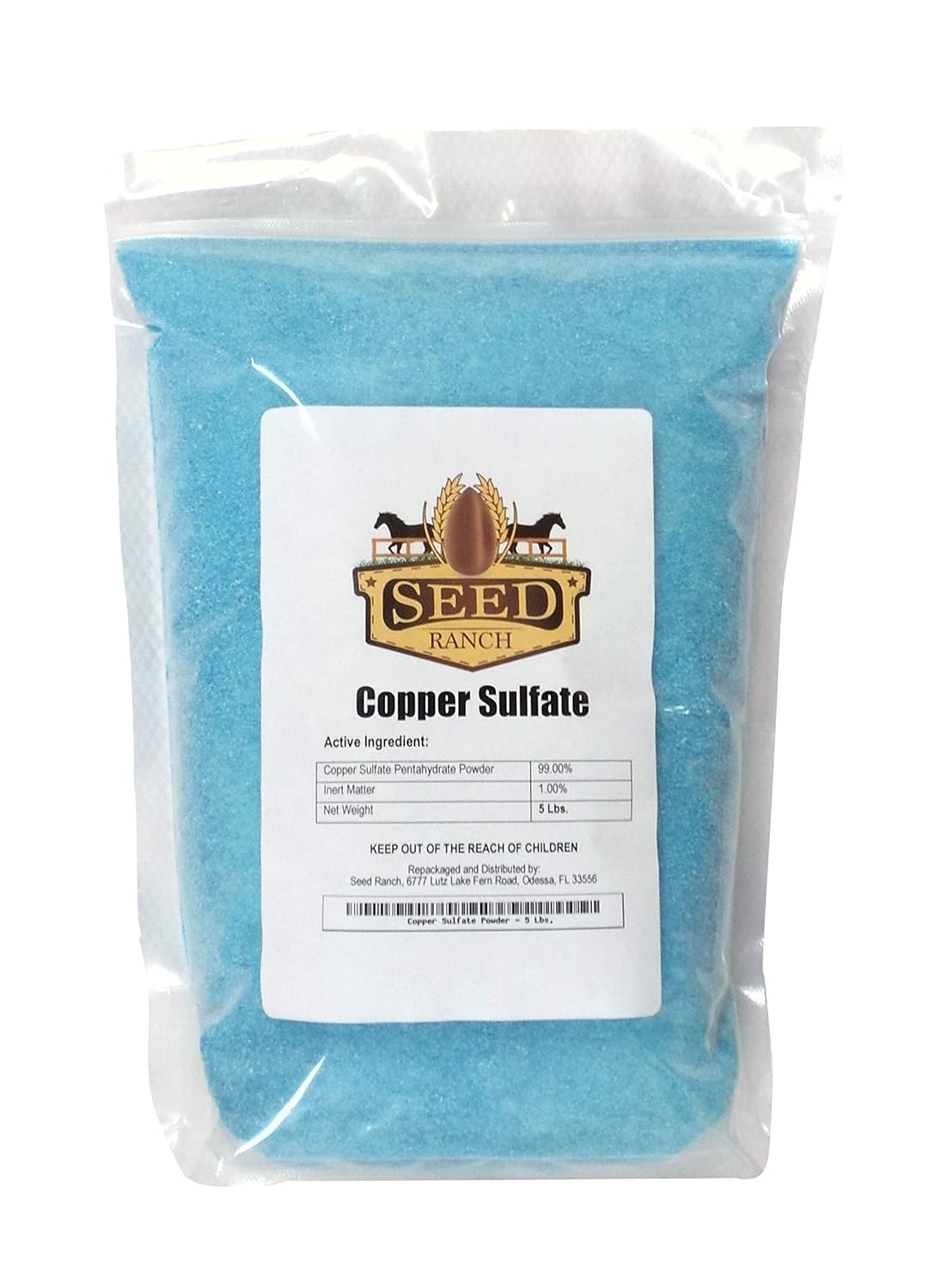 Copper Sulfate Crystals 99.8% Pure - 10 Lbs