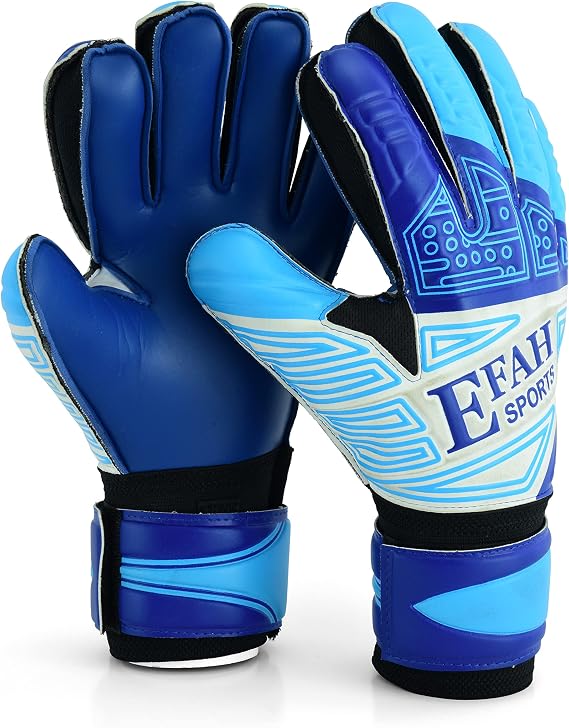 Soccer Goalkeeper Gloves for Kids Boys Youth with Fingersave