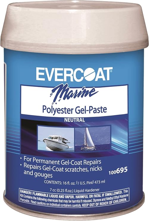 Fibre Glass-Evercoat Co Polyester Gel Paste Pint