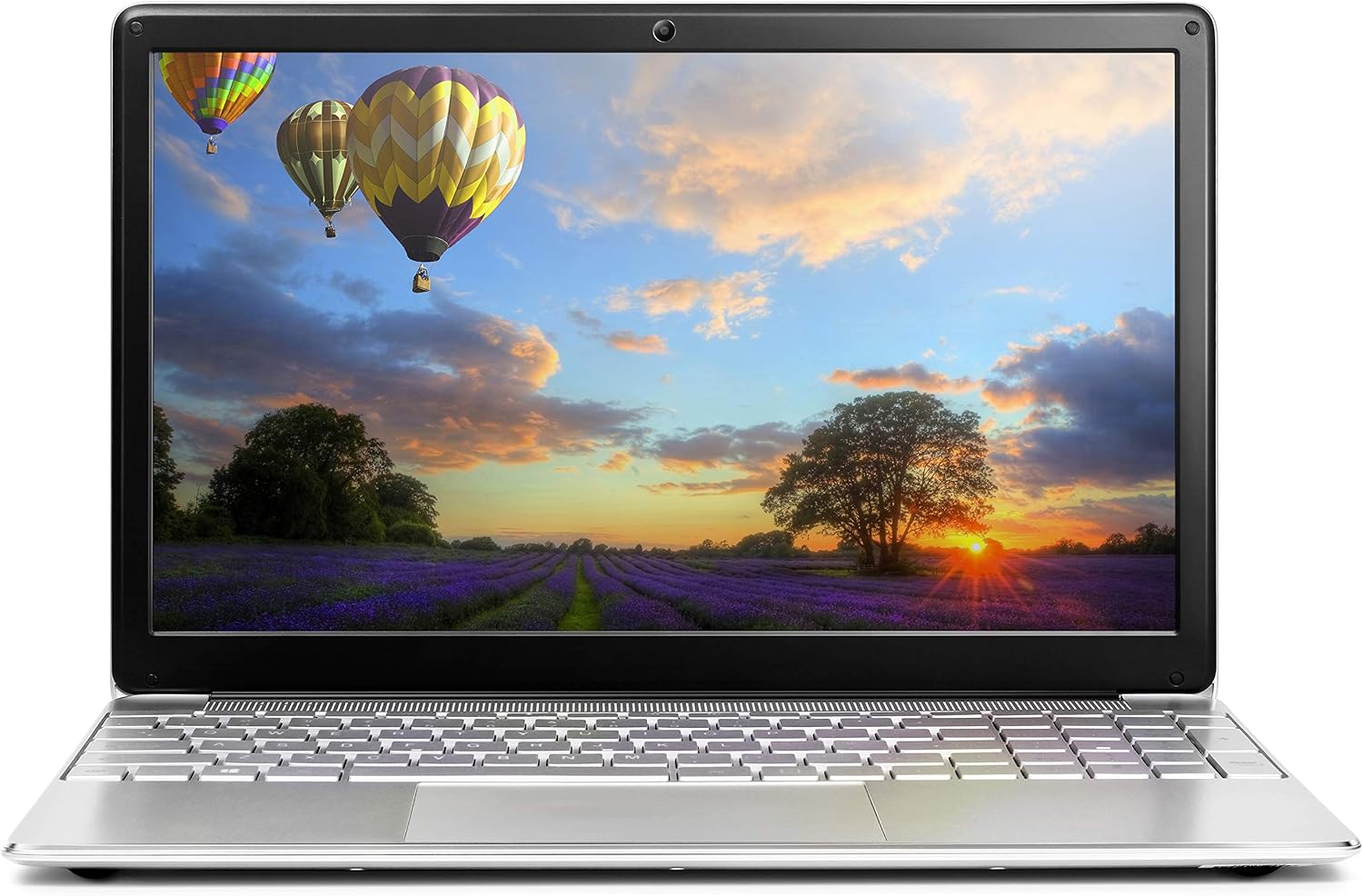 15.6 FHD Laptop Computer, Intel Quad-Core i5-8250U up to 3.4GHz, 8GB RAM, 512GB SSD, 5G WiFi, RJ45 Ethernet, HDMI, USB 3.0, HDMI, Webcam, Backlit Keyboard, Silver, Windows 10 Home, Remote Work
