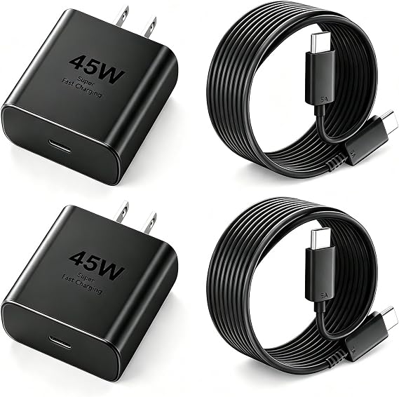 Phone 17 16 Pro Max Charger Fast Charging, 45W USB C Phone Super Charger