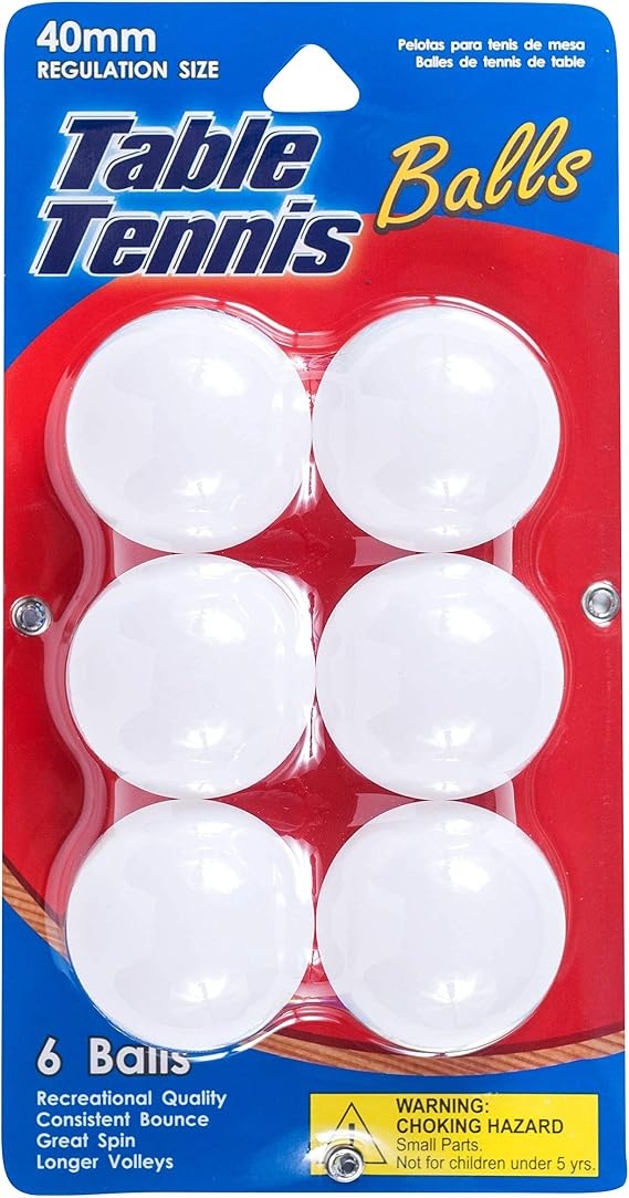 Ping Pong Ball 6 Count