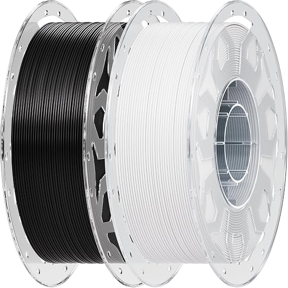 Creality PLA 3D Printer Filament 1.75mm, Black & White, 2 kg