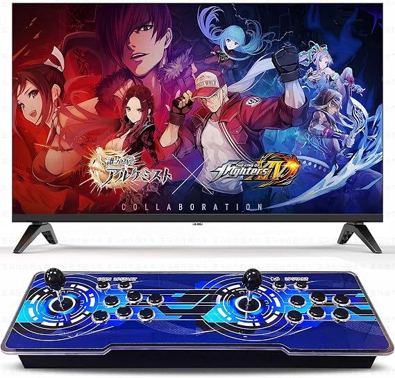 32000-in-1 Arcade Console 4-Player 3D Games 128GB TF