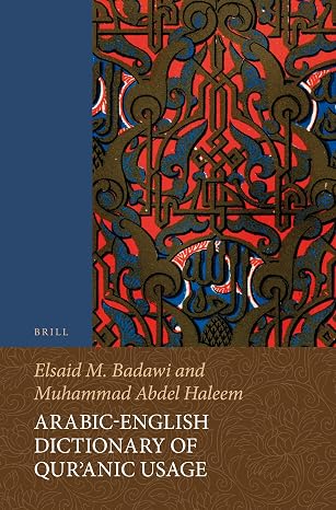 Arabic-English Dictionary of Quranic Usage (Handbook of Oriental Studies. Section 1 The Near and Middle East, 85)