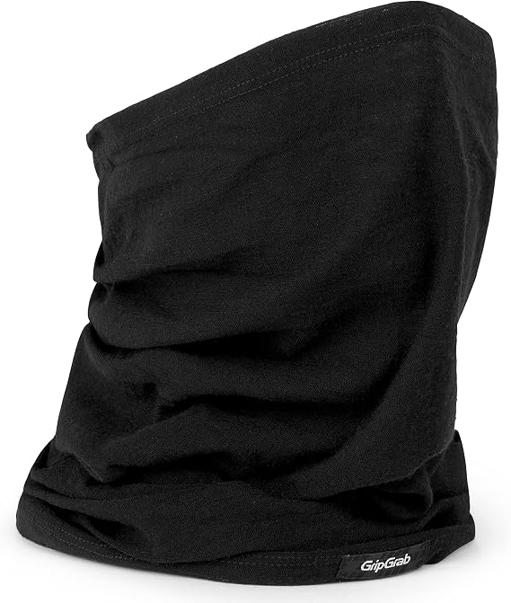 GripGrab Merino Wool Cycling Neck Warmer - Thermal Winter Bike Neck Gaiter
