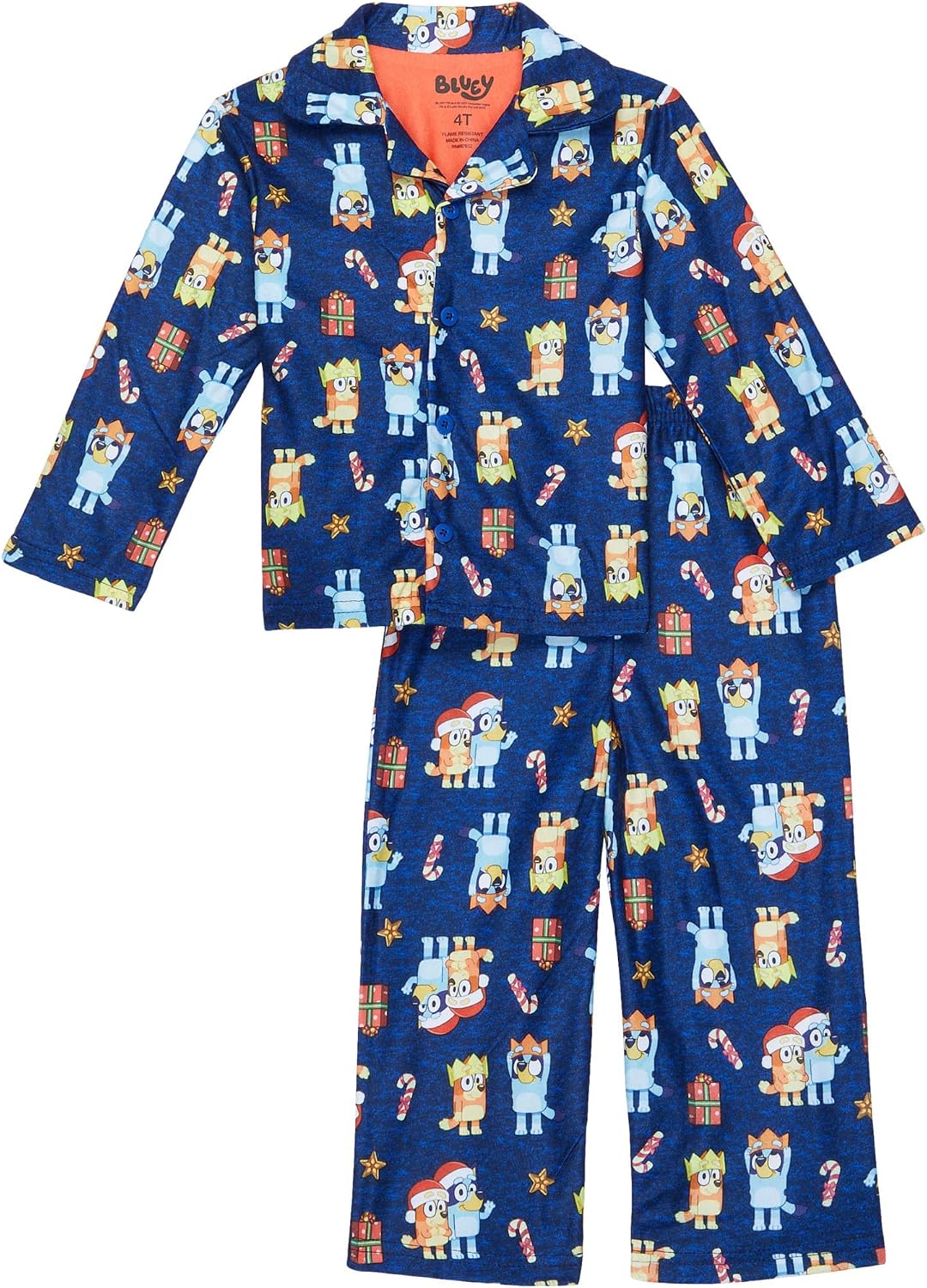 Favorite Characters Baby Boy&amp;amp;#39;s Bluey Holiday Toddler Assorted 4T Toddler