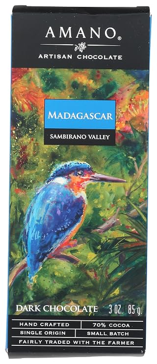 Amano Artisan Chocolate, Chocolate Bar Sambirano Valley 70, 3 Ounce