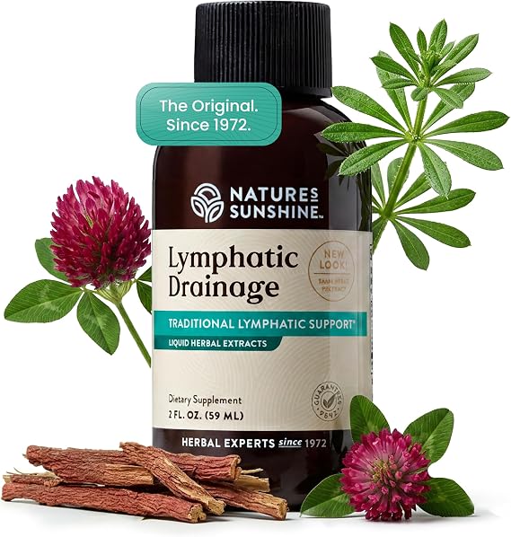 Nature's Sunshine Lymphatic Drainage Drops with Cleavers Extract - 60 Serv.