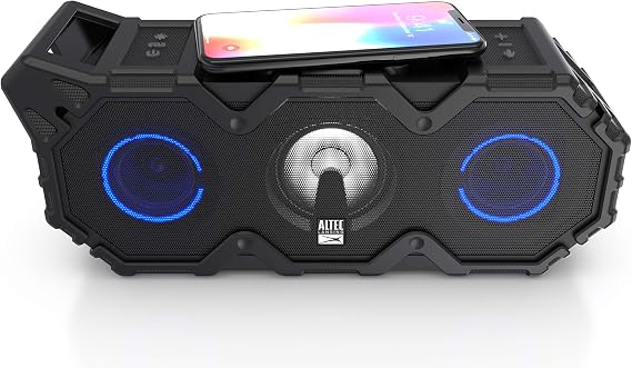 Altec Lansing - Portable Bluetooth Speaker, Waterproof IP67