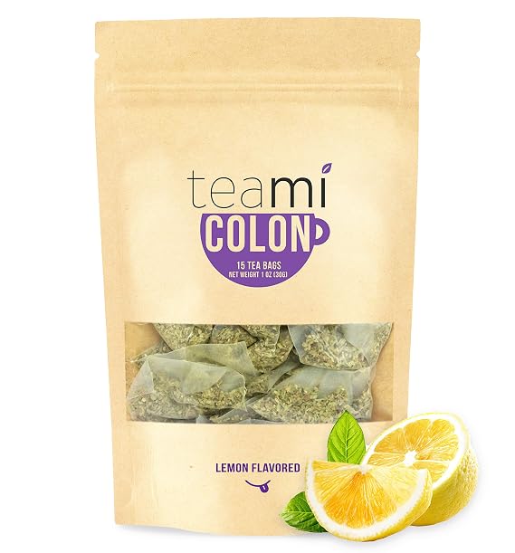 Teami Colon Cleanse and Detox Tea | All Natural Cleanse tea for Men & Women (30 Days Supply, Colon Lemon)