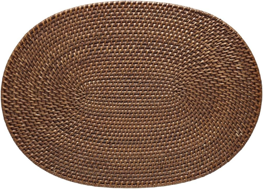 KOUBOO Laguna Oval Table placemat, Honey Brown