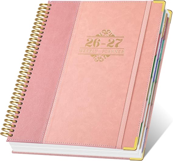 CAGIE 2026-2027 Weekly & Monthly Calendar Planner, Jul 2026-Dec 2027