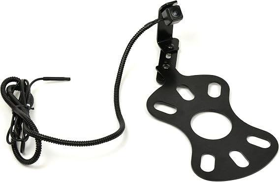 9002-8847 Rear Vision System with Adjustable Mount Camera for 2007-2018 Jeep Wrangler JK with Factory Display Radio , black