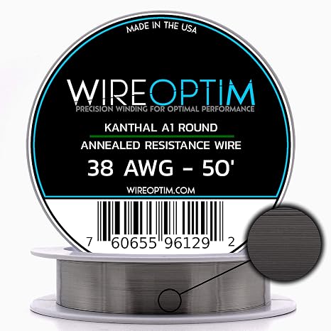 Kanthal A1 Resistance Wire 38 AWG - 50 Feet