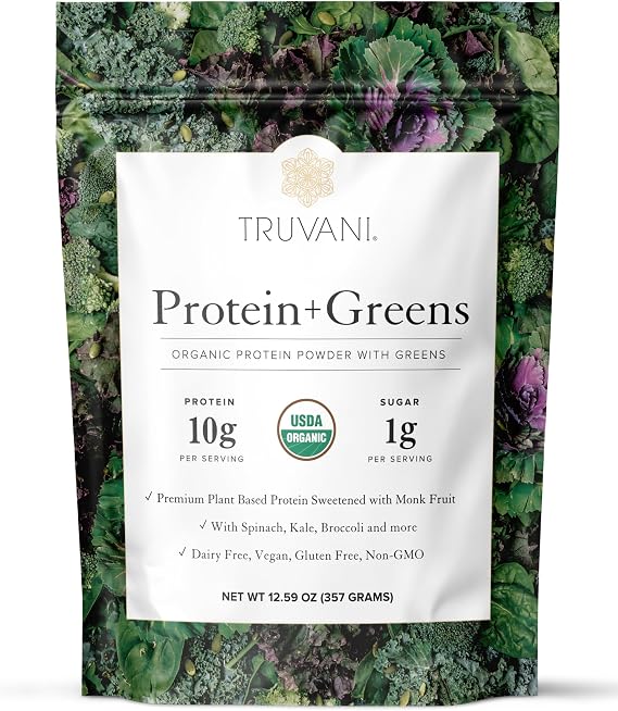 Truvani Protein + Greens Supplement | 20 Servings