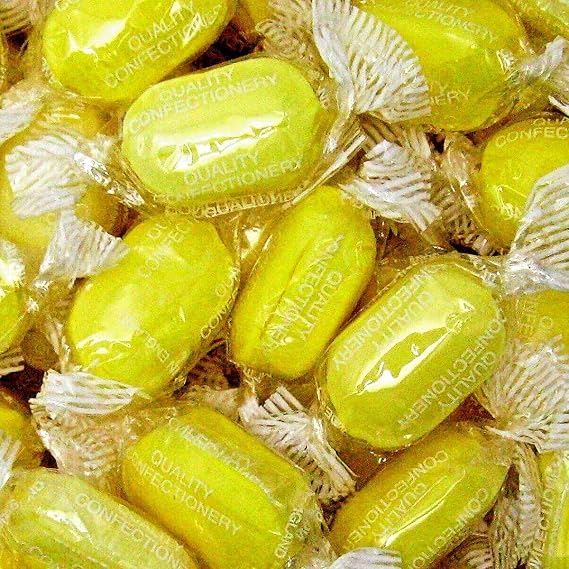 Krazy Kandi Sherbet Lemons – 1kg Bulk Bag | Individually Wrapped Zesty Hard Candy