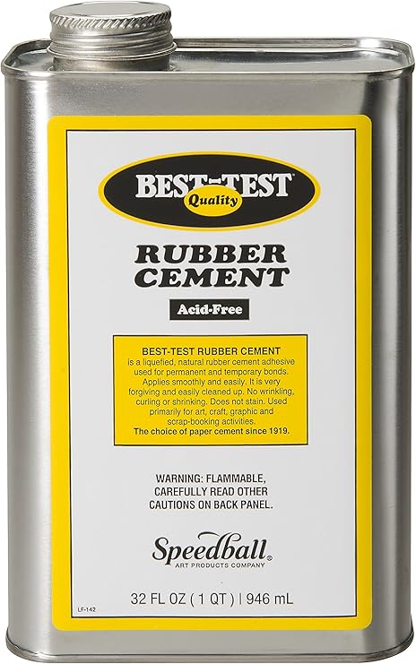 Best-Test Rubber Cement 32OZ Can