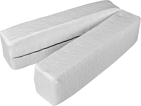 Thomas Payne 30" x 6" x 10" Short Queen RV Bed Extender for Full-Size Queen Conversion, Made from Polyurethane and Synthetic Fiber, Includes Fabric Hinge, Removable Zippered Cover - 2022323582