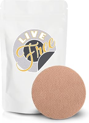 Live Free CGM Patches, Compatible with Freestyle Libre - Waterproof & Sweatproof Pre-Cut Adhesive Tape - Continuous Glucose Monitor Protection - 30 Units