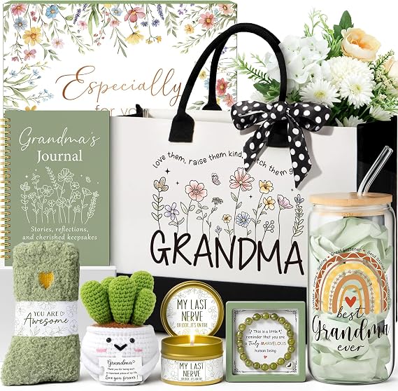 Best Grandma Gifts for Nana, Grandma Birthday Gifts for Nana Gift Basket