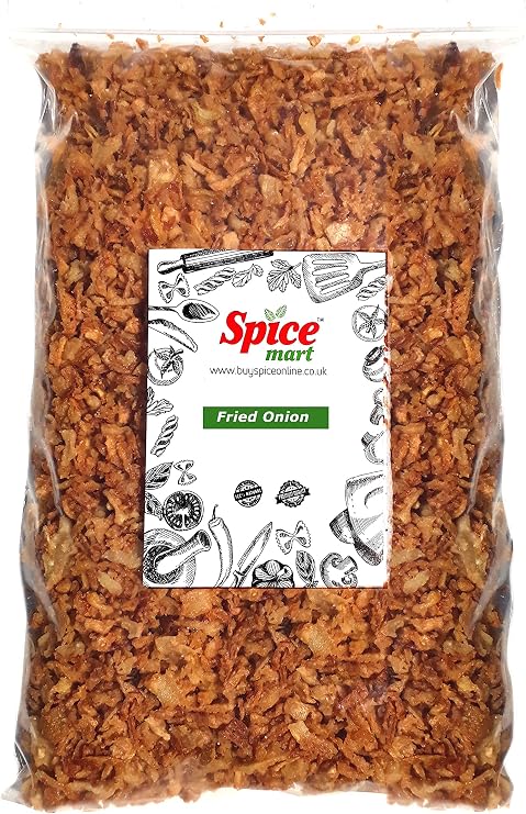 Fried Onions | Onion Flakes Dried | Crispy Onion | Barista | Premium Quality Free UK P&P 50g-1.9kg (1.9kg)