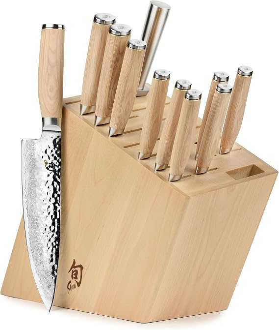 Shun Premier Blonde 12 Piece Professional Block Set