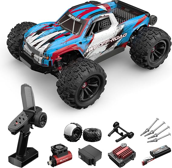 Mjx Rc Truck 4x4 Rc Brushless Rc Truck 16208 Electric Racing Buggy with Brushless Motor and Esc, Terreneitor 4x4 Carros, 1/16 4wd High Speed Rc Cars Drift Adult Off-Road Rc