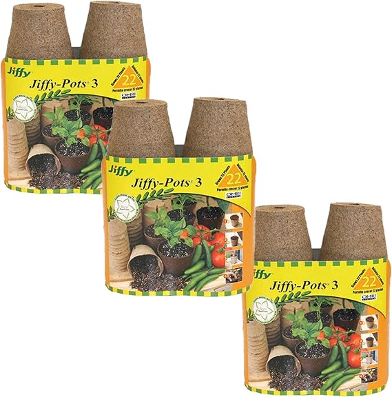 Jiffy Pots 3" Round 22 Bonus Pack (3 Pack)3