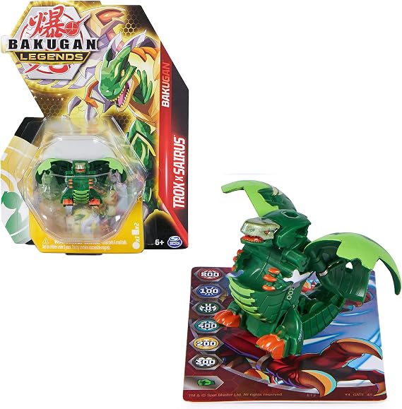 BAKUGAN Legends, Dragonoid X Tretorous, 5.1cm-Tall Collectible Action Figure and Trading Cards, Kids’ Toys for Boys 6 and up