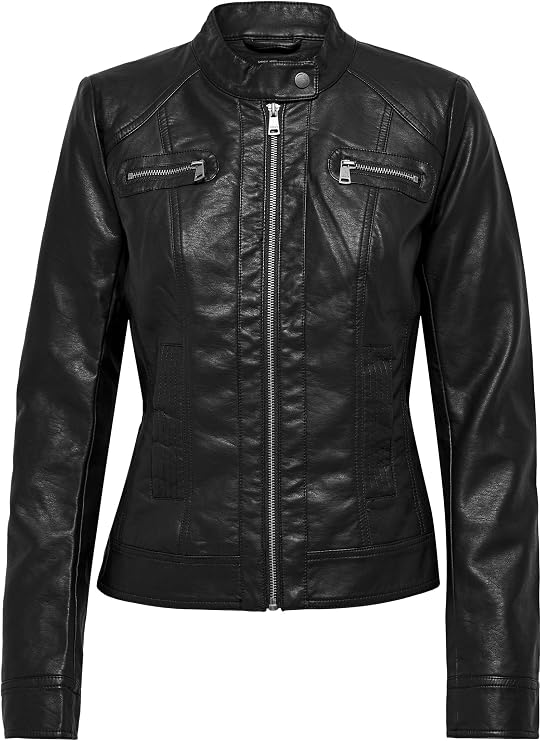 ONLY Womens/Ladies Bandit Faux Leather Biker Jacket