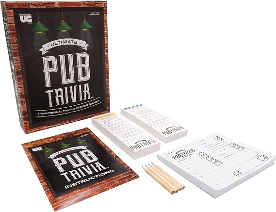 Ultimate Pub Trivia Party Game, Bar-Style Quiz for Adults, Ages 12+
