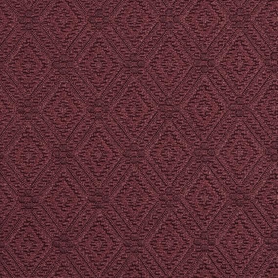 Discounted Designer Fabrics Red Diamond Jacquard Woven Contemporary Upholstery Grade Fabric by The Yard - SKU: Derby Ruby